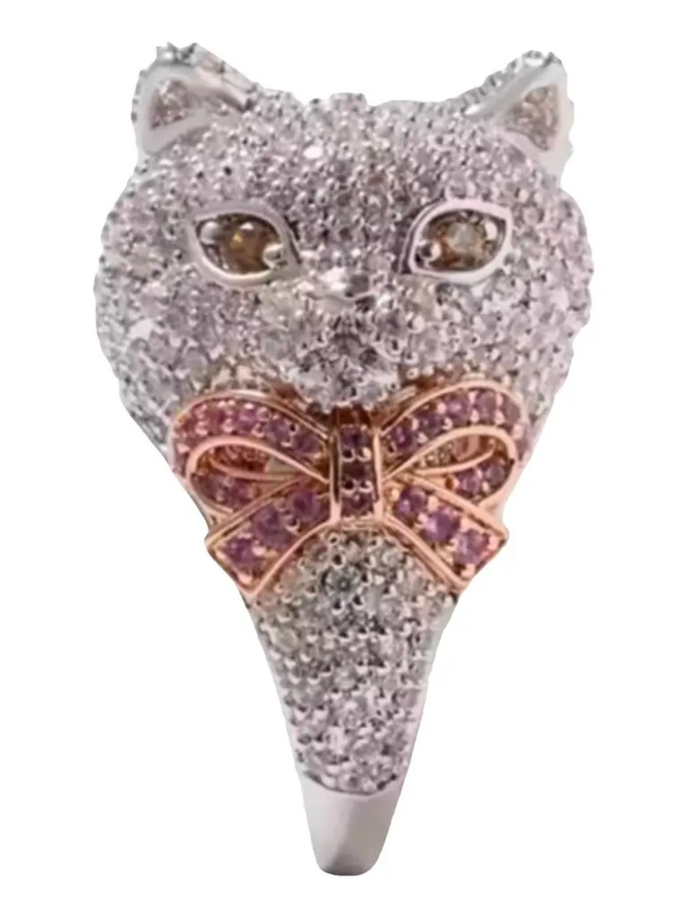 Kate Spade RARE SOLD OUT Pawlina Cocktail Ring With Dusty NWT Size 5 - Picture 3 of 9